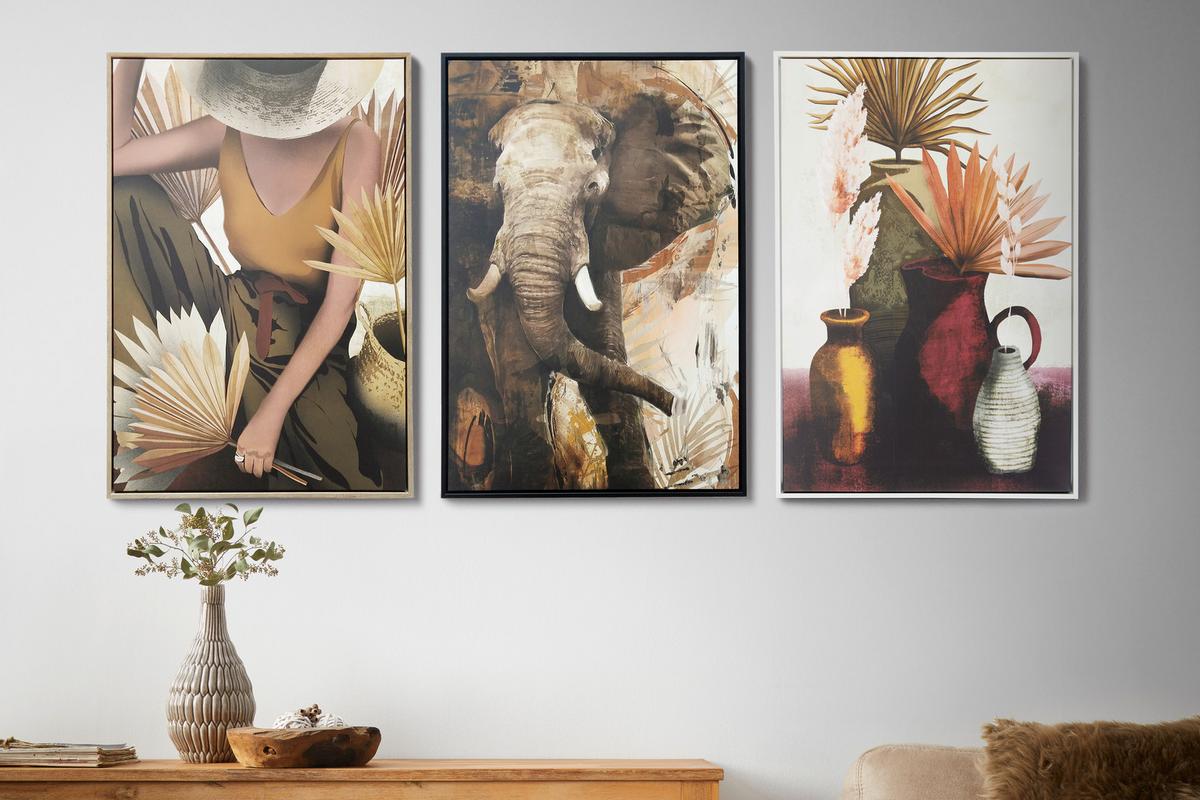 Keilrahmenbild Denise in Beige ca. 60x90cm - Beige/Braun, Holz/Kunststoff (60/90cm) - Modern Living