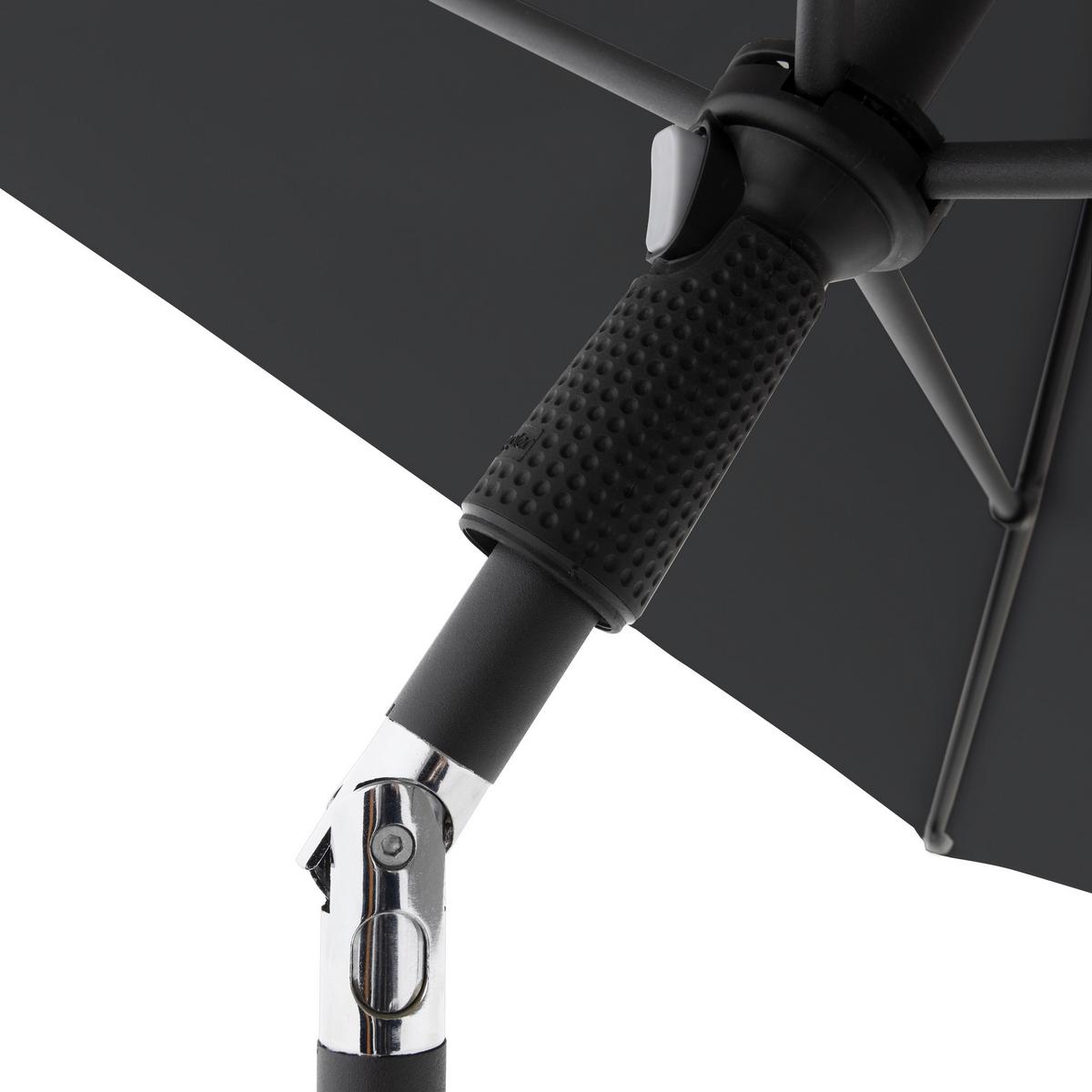 PARASOL PRZECIWSŁONECZNY ACTIVE GREEN EDITION 200X120 - antracytowy/czarny, Design, metal/tkanina (120/200cm) - Doppler