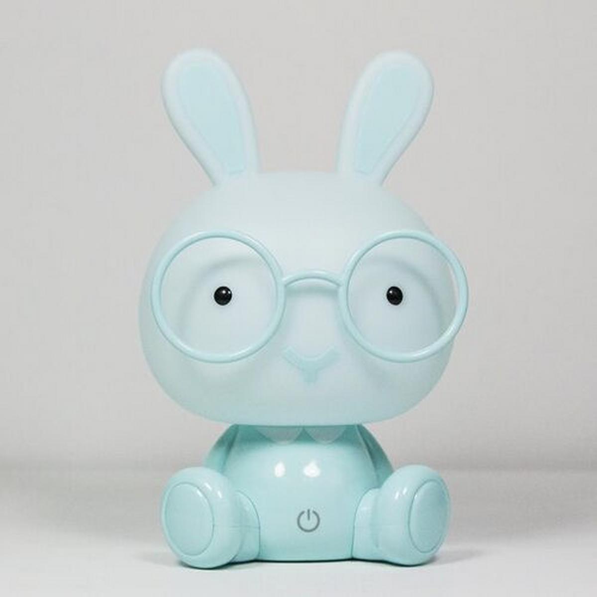 Kindertischleuchte Bunny Hellblau max. 3 Watt - Hellblau, Basics, Kunststoff (14/14/22cm)