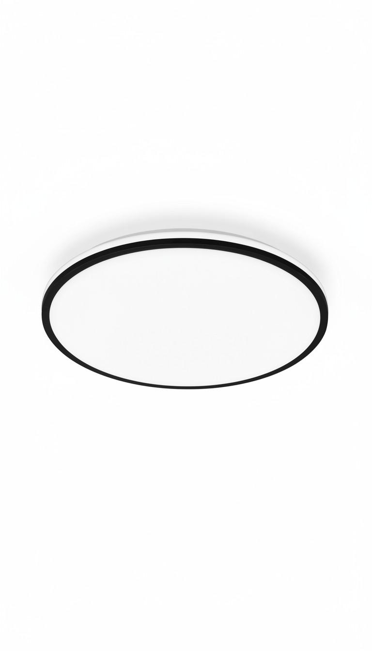 LAMPA SUFITOWA LED 3836015 PULAP A - czarny, Basics, tworzywo sztuczne (33/6cm)