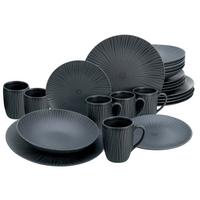 Kombinirani Servis Vesuvio Black, 24-Delni - antracit, keramika - Creatable