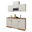 Küchenblock ECONOMY 150 - Eichefarben/Weiß, KONVENTIONELL, Holzwerkstoff (150/200/60cm) - Livetastic Küchenblock ECONOMY 150 - Eichefarben/Weiß, KONVENTIONELL, Holzwerkstoff (150/200/60cm) - Livetastic