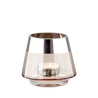 ŚWIECZNIK TEALIGHT 116107 JONA TEELICHTHALTER - szary, Design, szkło (11/9cm) - Fink