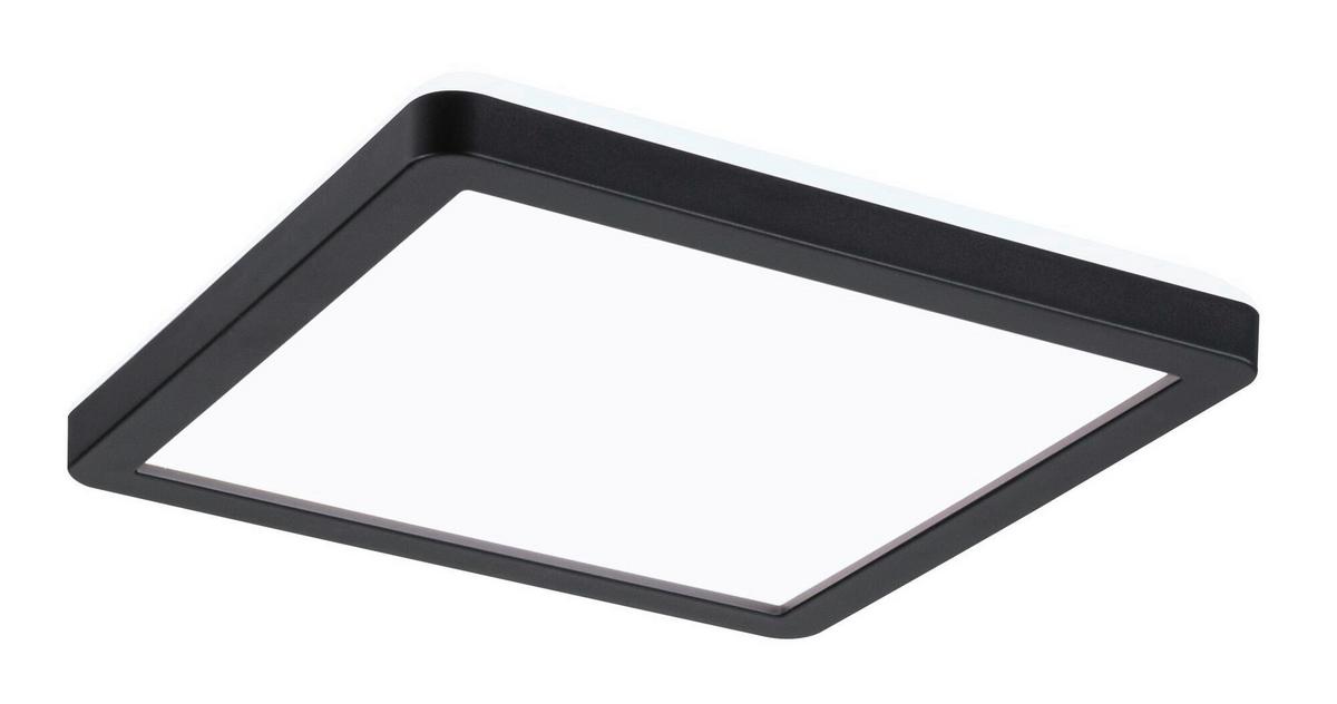 LED-Paneel Atria Shine in Schwarz max. 11,2 Watt - Schwarz, Basics, Kunststoff (19/19/2,8cm) - Paulmann