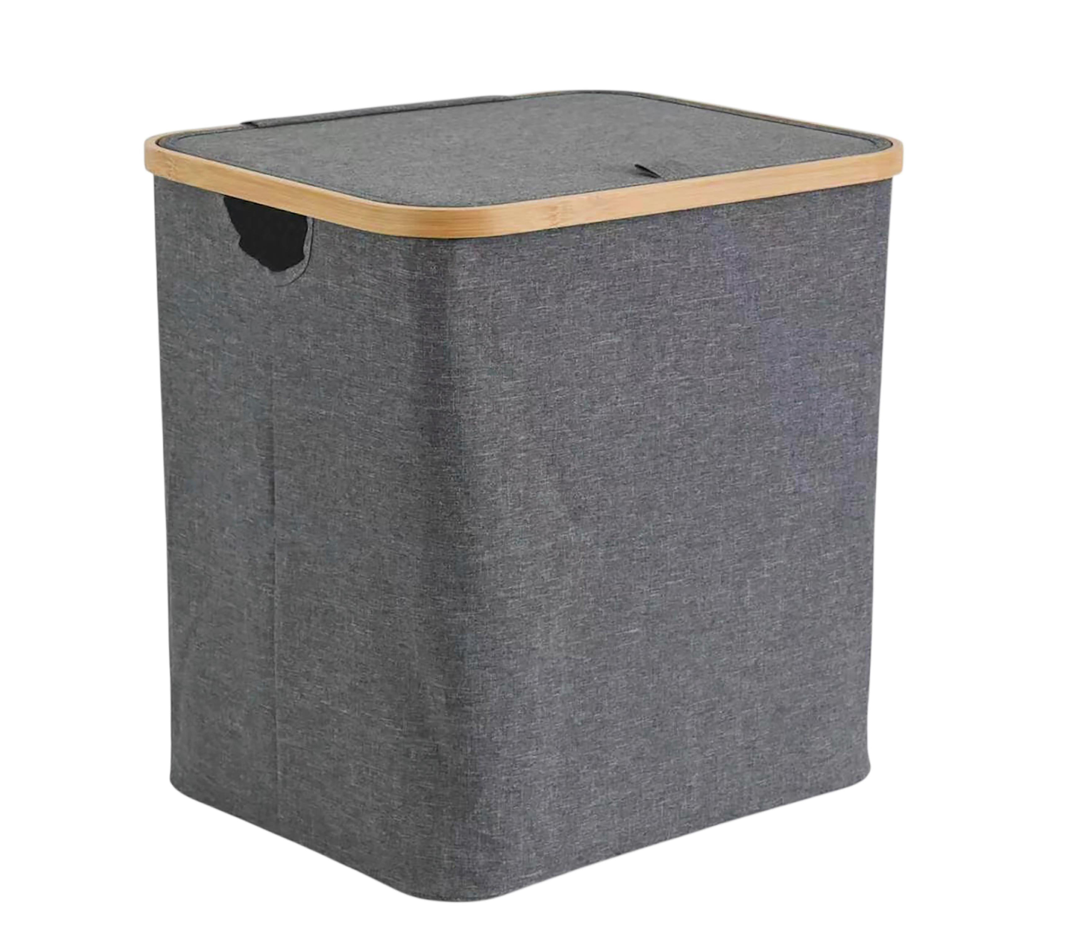 Korpica Za Odlaganje M Ines - siva/prirodna boja, Konvencionalno, tekstil/prirodni materijali (40,5/33/42cm) - Mömax