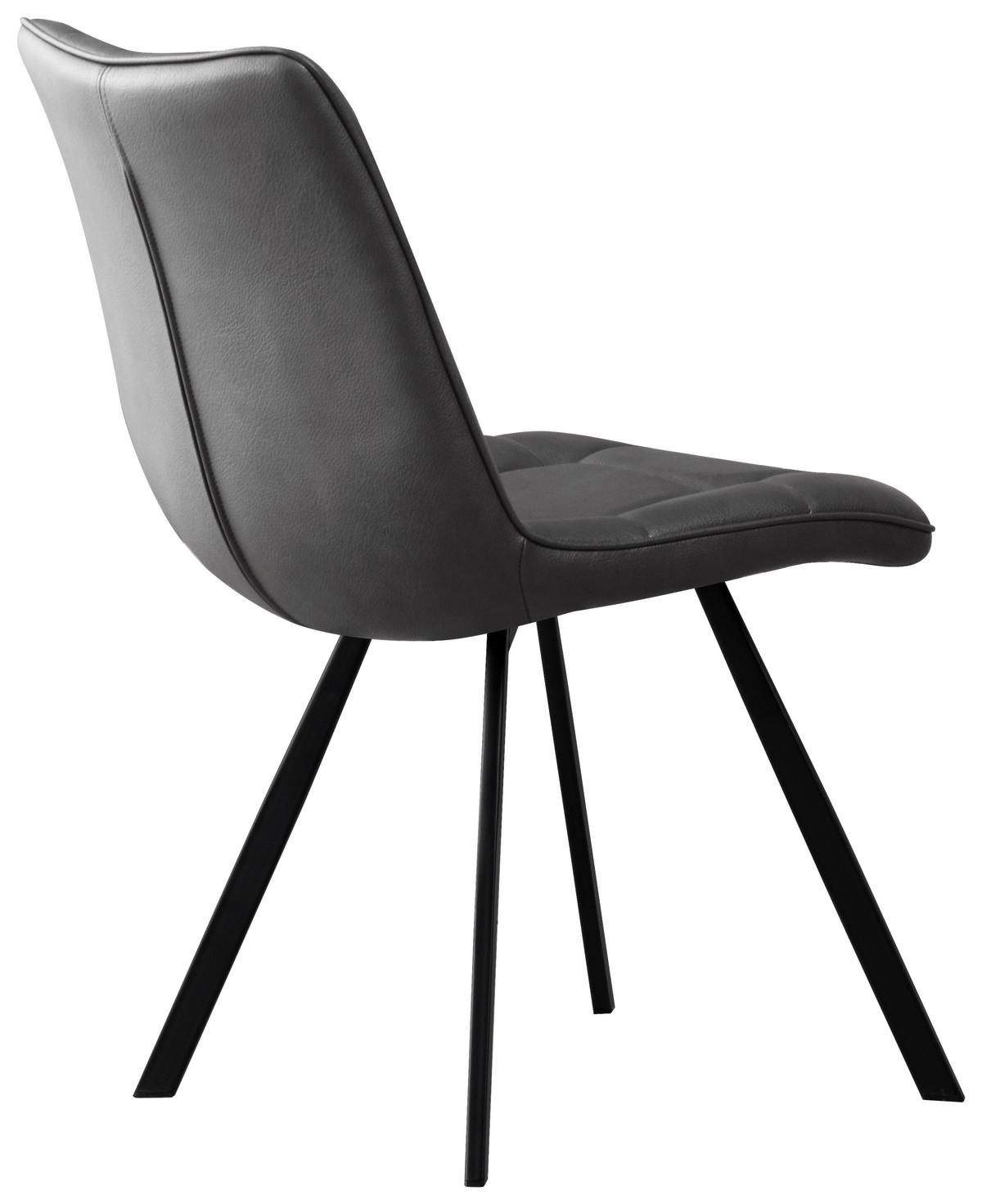 Stolica Bond - crna/antracit, Basics, drvo/metal (47/86/61cm) - Mömax