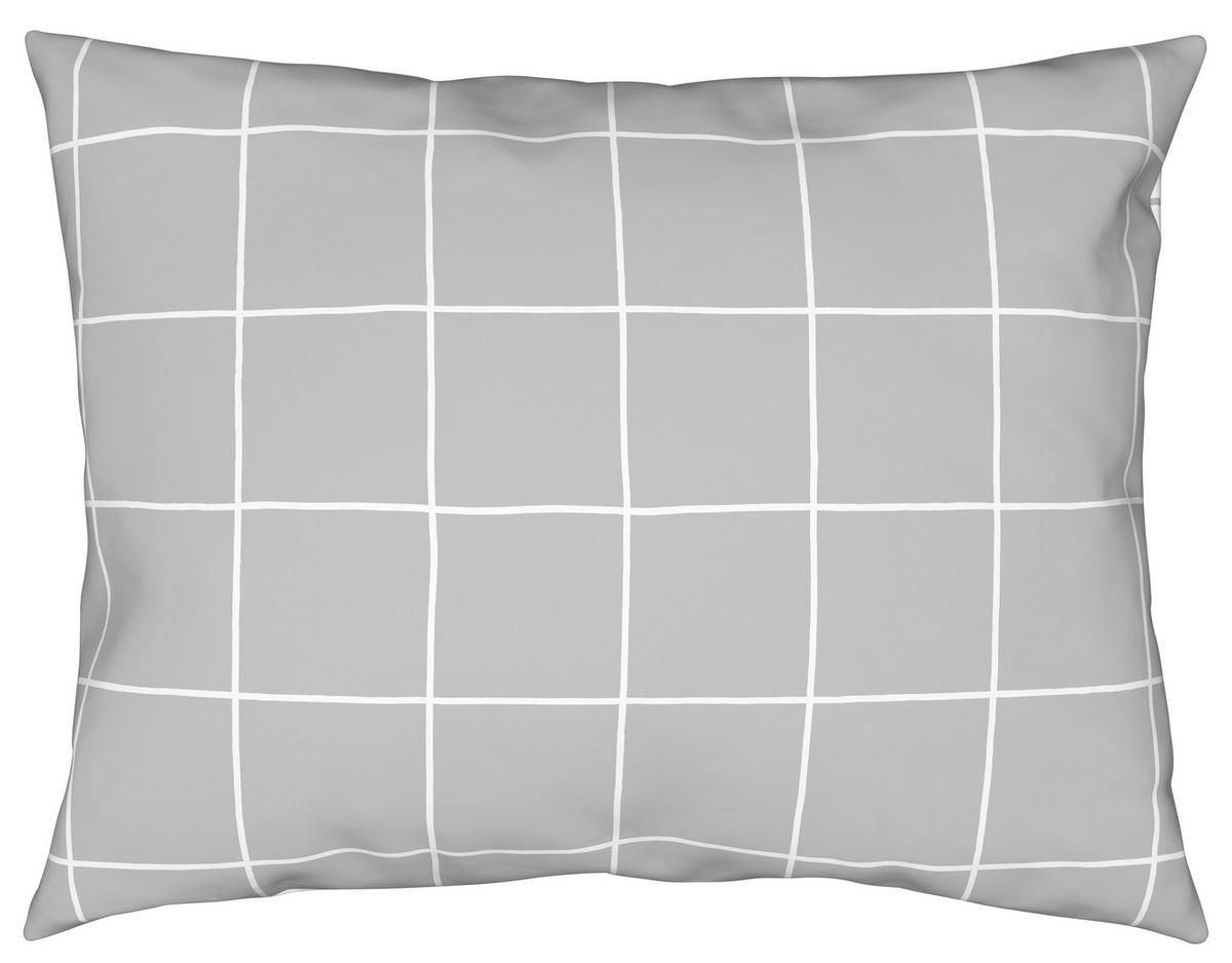 Ágyneműhuzat-garnitúra Kira - fehér/szürke, Modern, textil (140/200cm) - Modern Living