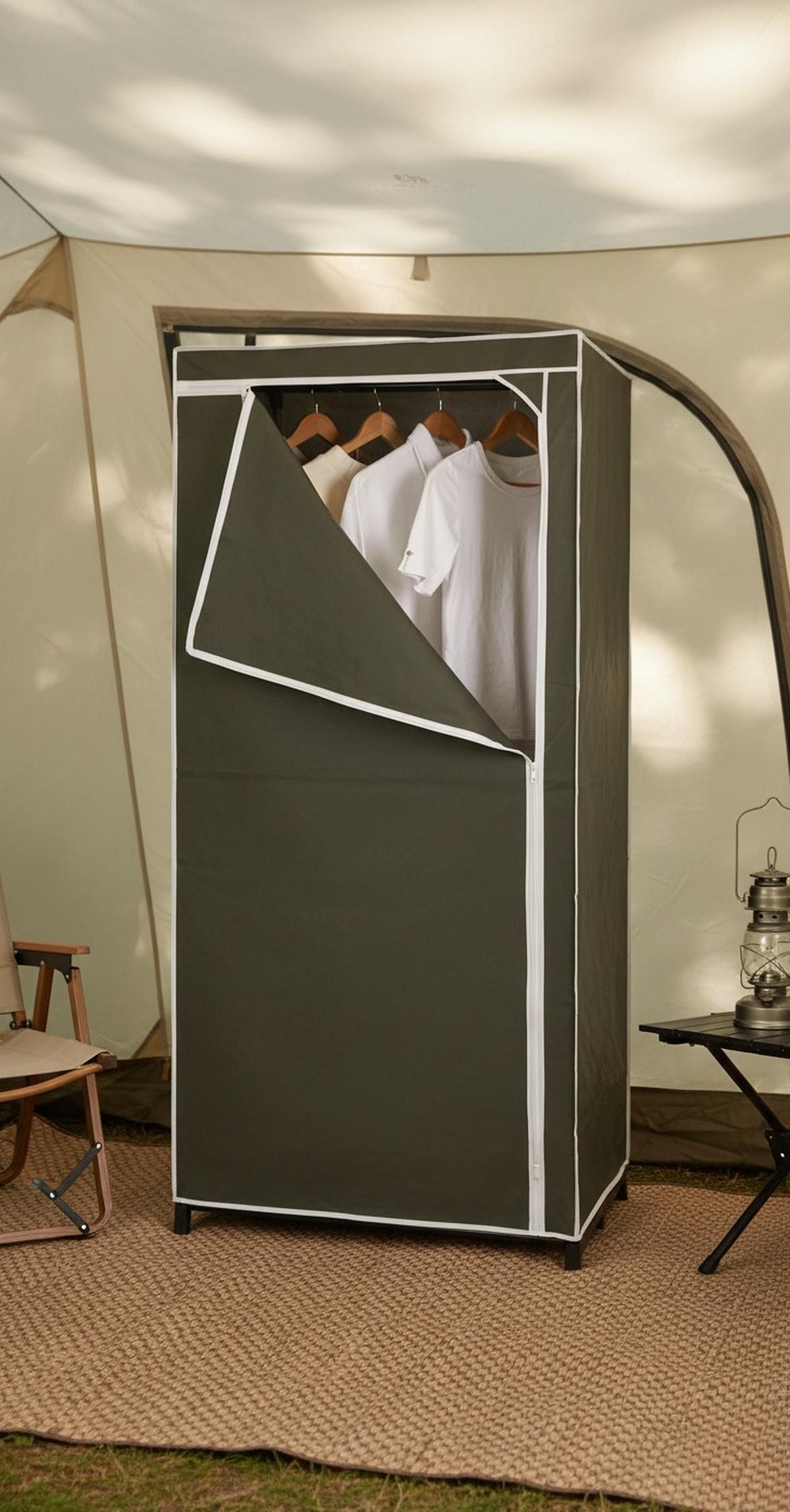 SZAFA MATERIAŁOWA PROMO - szary, Basics, tworzywo sztuczne/metal (75/160/50cm) - Carryhome