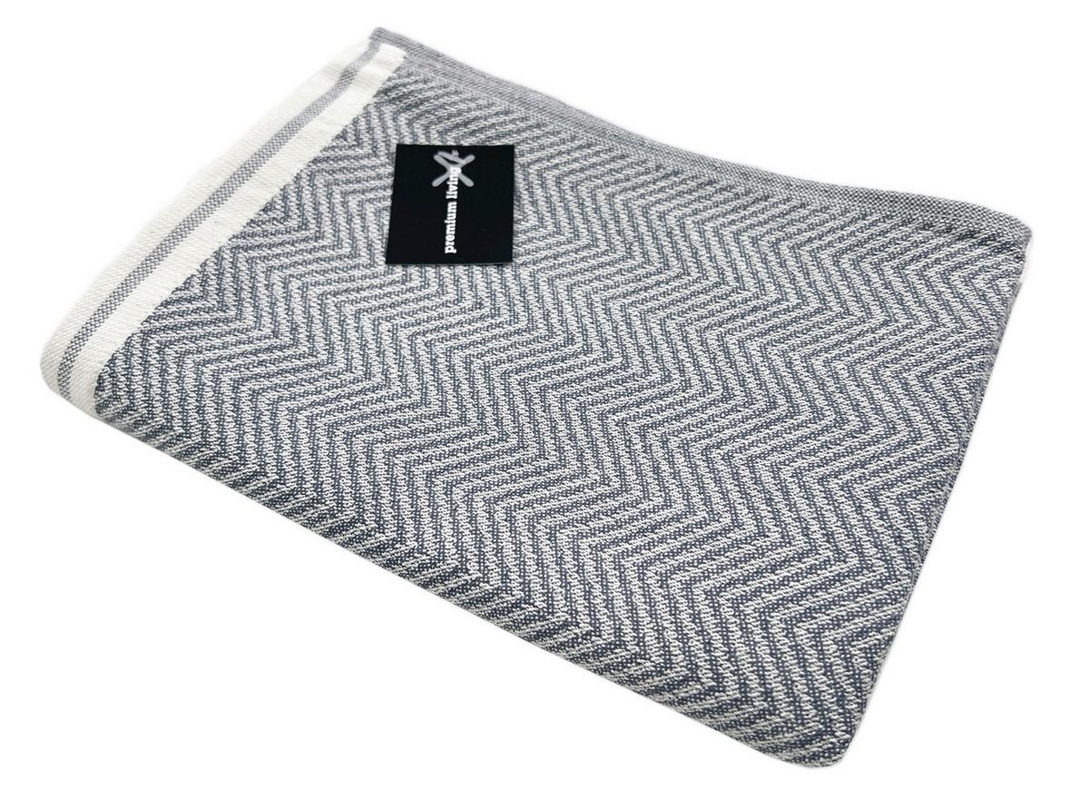 Geschirrtuch-Set Milo Hellgrau 2-teilig - Hellgrau, Textil (50/70cm) - Premium Living