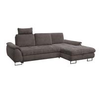 Kutna Garnitura Lago - smeđa/crna, Moderno (272/95/176cm) - Modern Living