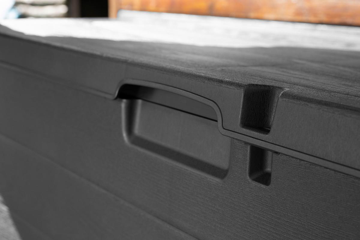 Párnatartó Láda Alpha - antracit, Modern, műanyag (118/59/57cm) - Mömax