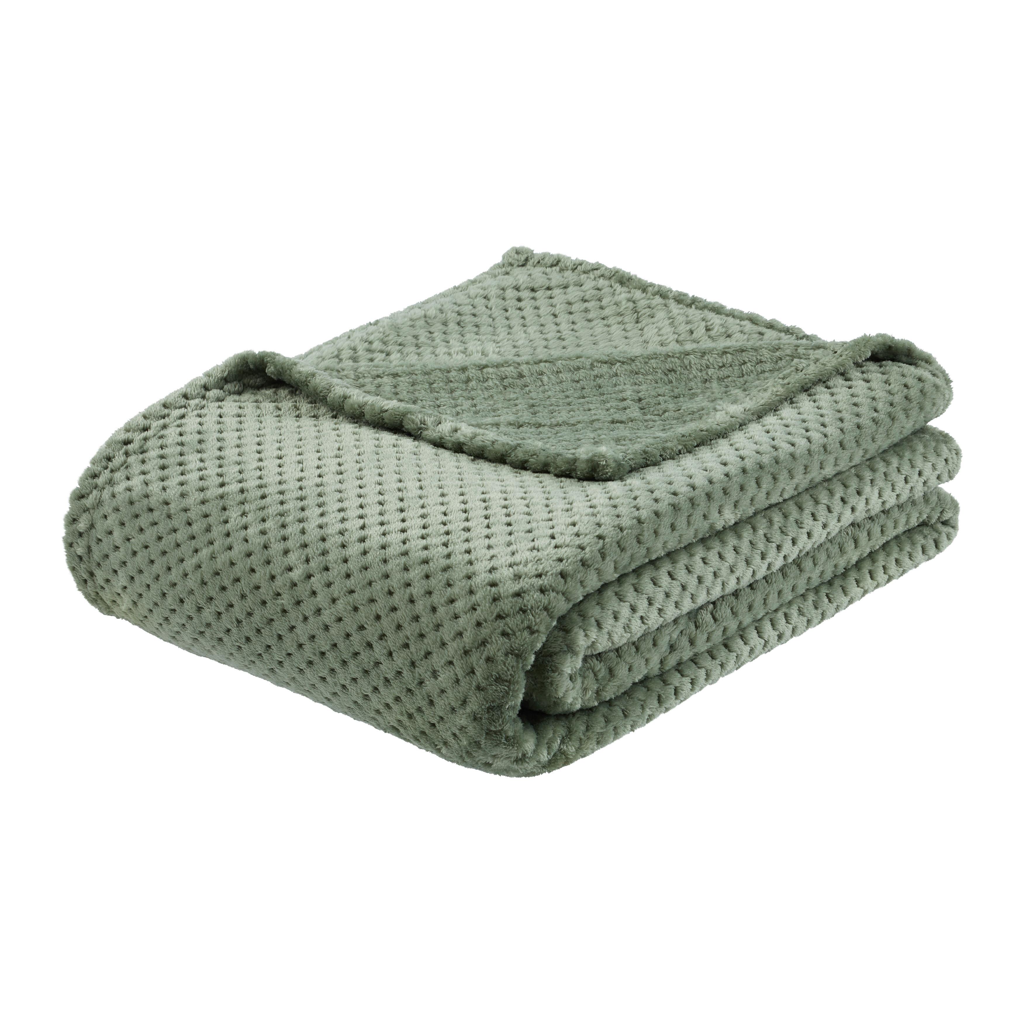 Kuscheldecke Lars Grün ca. 140x180cm - Grün, Konventionell, Textil (140/180cm) - Mömax