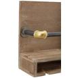Barelement in Naturfarben - Naturfarben, LIFESTYLE, Holz/Metall (60/30/15,5cm) - PREMIUM LIVING