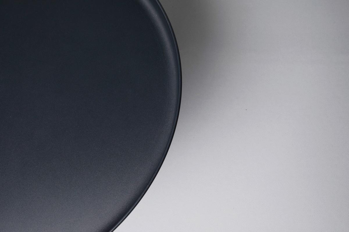 Beistelltisch Bottiglia Schwarz/Blaugrau - Blaugrau/Schwarz, MODERN, Glas/Metall (60/43/60cm) - Kare-Design