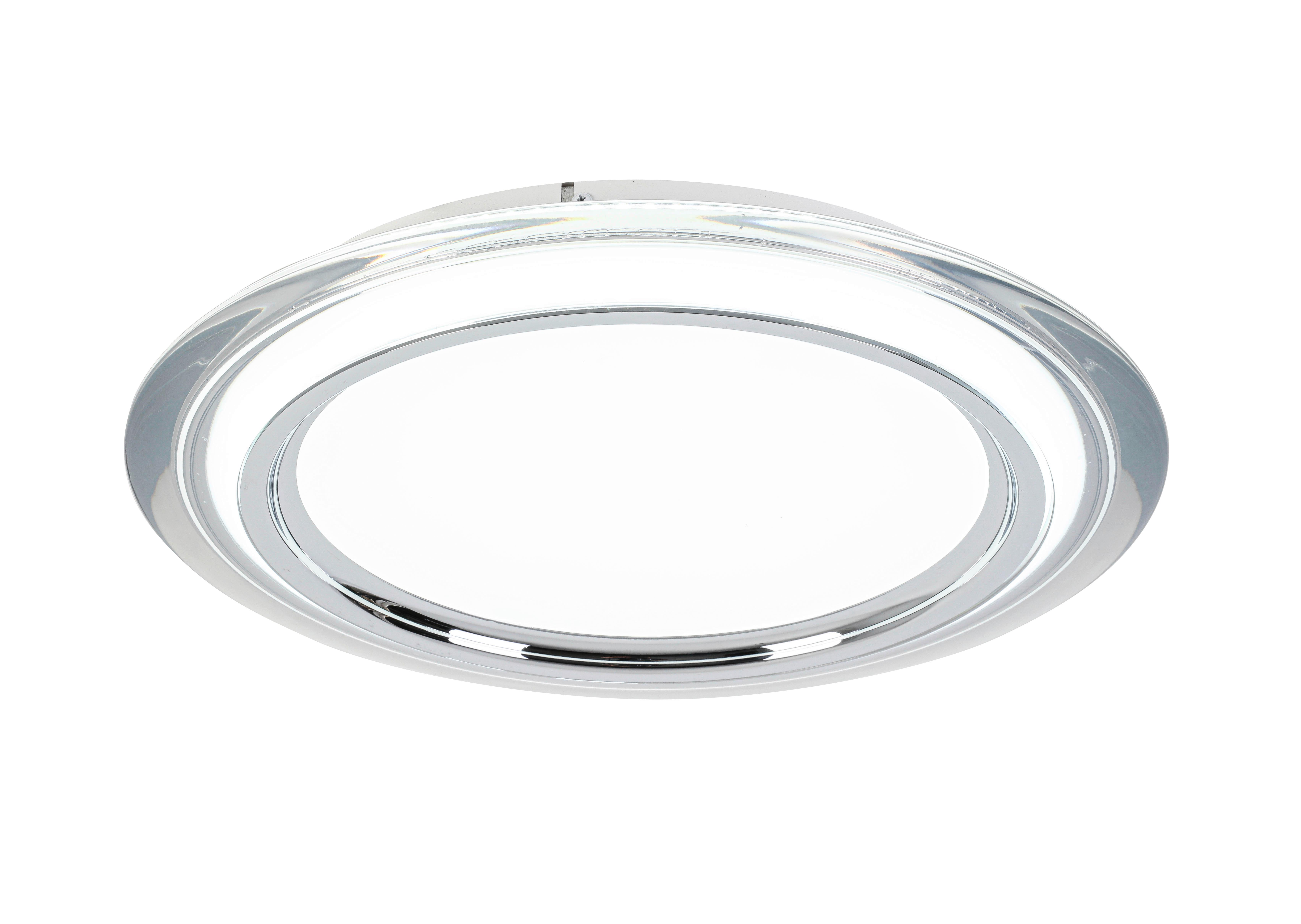 LAMPA SUFITOWA LED MACON *SBN* - biały/przezroczysty, Design, tworzywo sztuczne/metal (45/6cm) - Novel