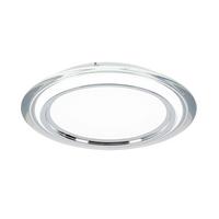 LAMPA SUFITOWA LED MACON *SBN* - biały/przezroczysty, Design, tworzywo sztuczne/metal (45/6cm) - Novel