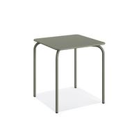 Balkontisch OLLY in Grün ca. 70x70x73 cm - Grün, Basics, Metall (70/70/73cm) - Gardenson