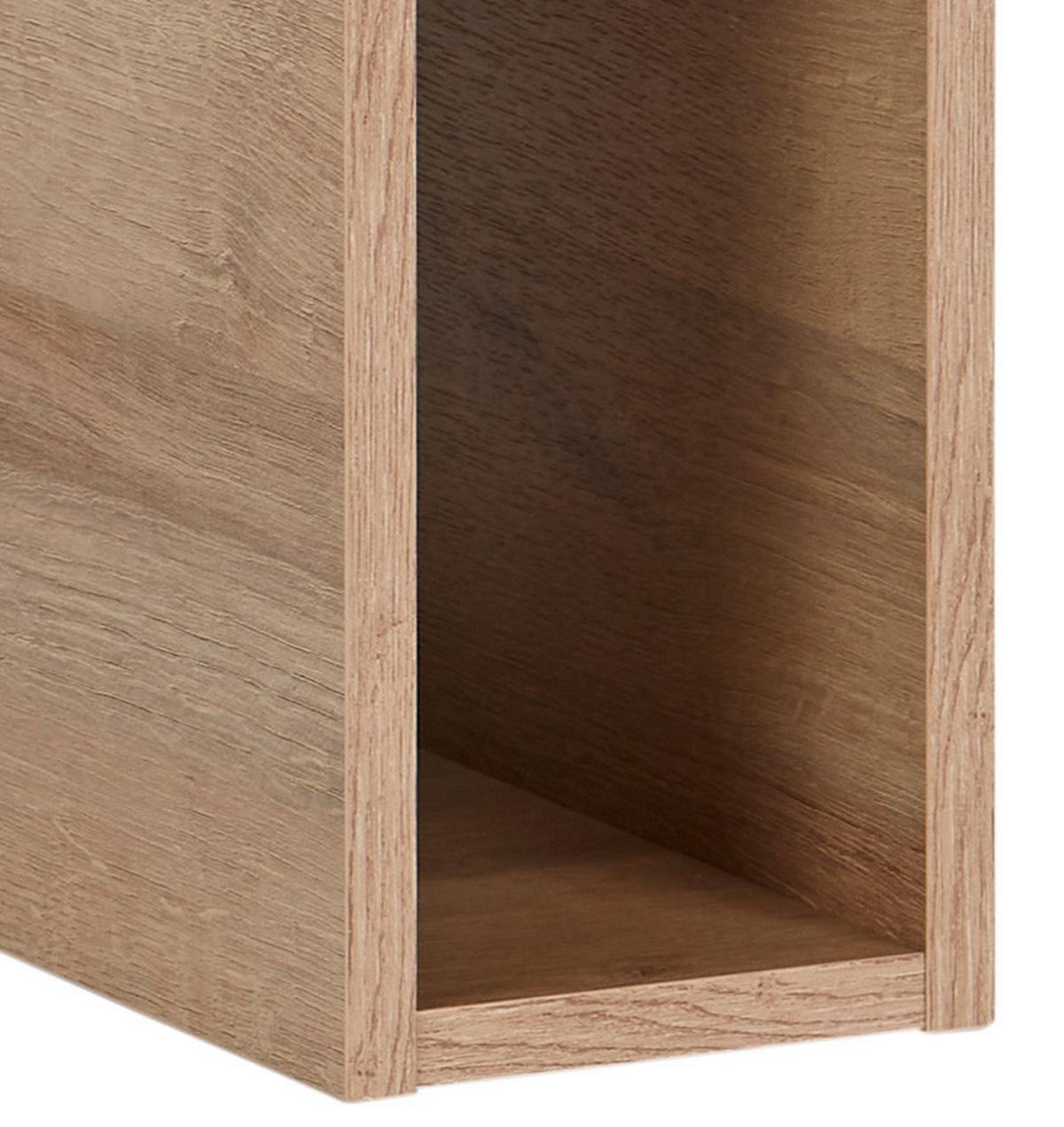 Regal Bavelli B: 15 cm Eiche Dekor - Eichefarben, KONVENTIONELL, Holzwerkstoff (15/52/44cm)