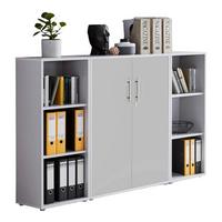 AKTENSCHRANK OFFICE EDITION - SW SET 2 - Hellgrau, MODERN, Holzwerkstoff (172,6/113,6/33cm) - MID.YOU