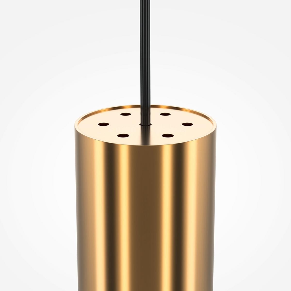 PENDELLEUCHTE PRO FOCUS - Messingfarben, Modern, Metall (6/40cm) - MAYTONI