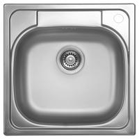 Mosogató N-309jk - krómszínű, fém (48/16/48cm)