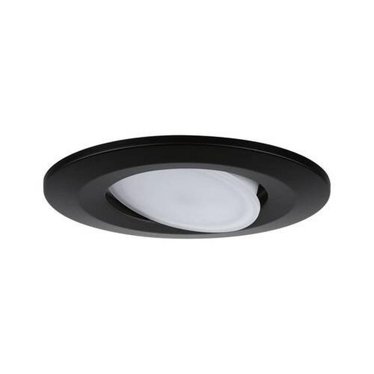 LED-Deckenleuchte Calla IP65 in Schwarz max. 6 Watt - Schwarz, Basics, Metall (9cm) - Paulmann