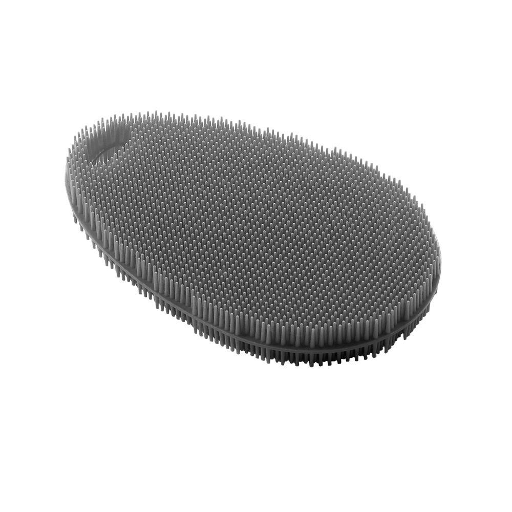 Szilikonos Mosogatókefe Cone - sötétszürke, műanyag (12/7/3cm) - Metaltex