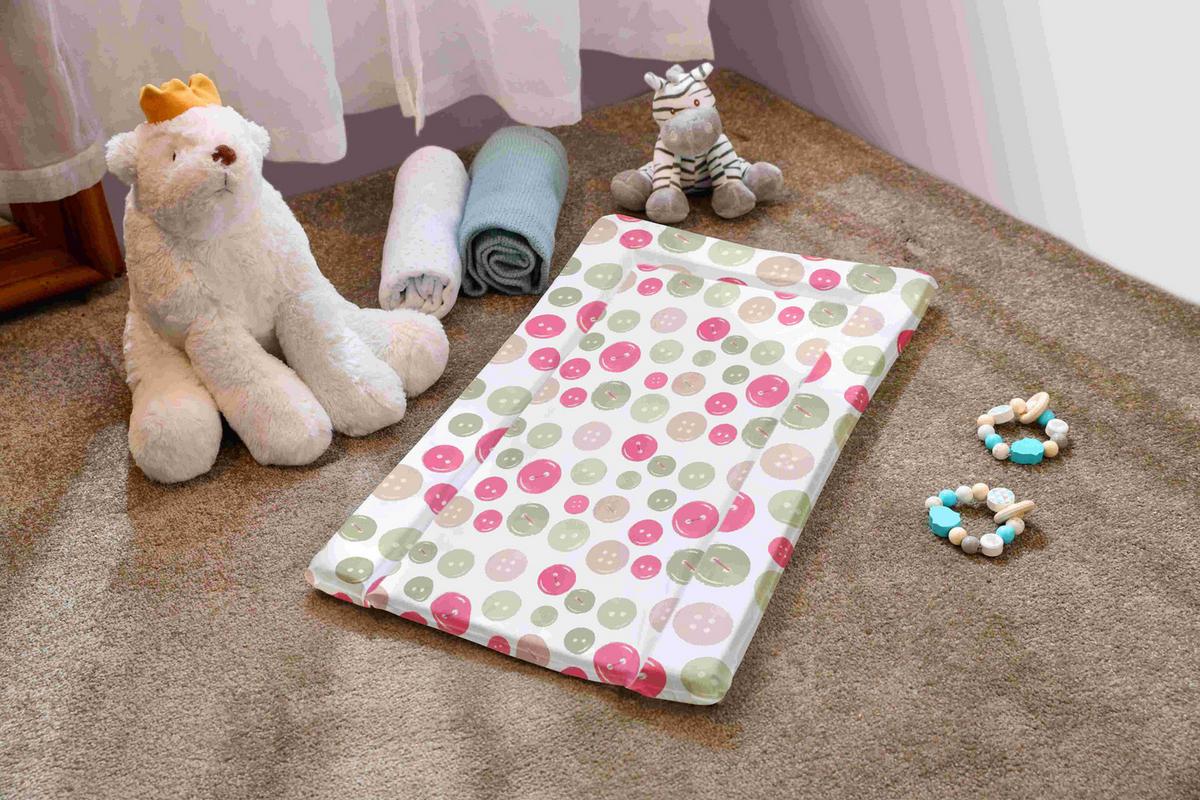 Pelenkázó Alátét Pink Buttons - (38/3/70cm)