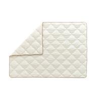 Bettdecke Superwashed Wolle ca. 155x220x17,33 cm Weiß - Weiß, Basics, Textil (155/220/17,33cm) - Yatas