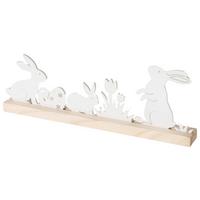 Skulpture Naturfarben/Weiss - blanc/couleur écru, Konventionell, bois/matériau de bois (40/4/14cm) - Mömax