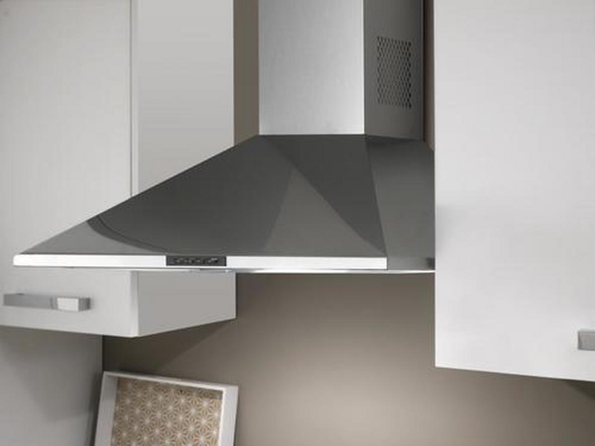 Küchenblock Belluna m. Geräten Weiß - Eiche dunkel/Alufarben, Basics, Holzwerkstoff/Kunststoff (255cm) - MID.YOU