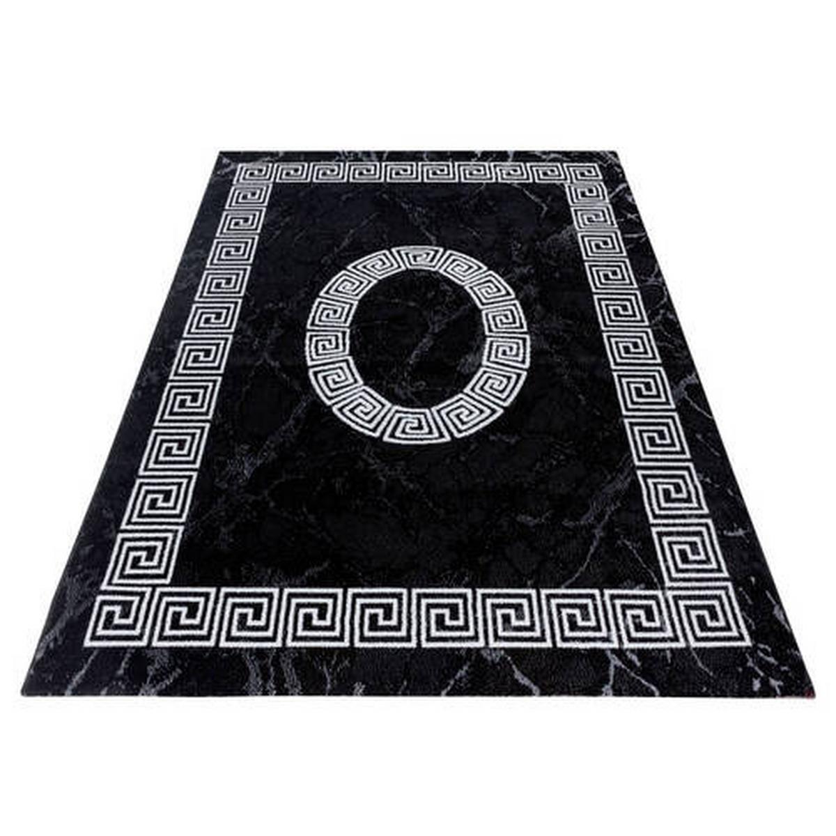 Webteppich Plus Schwarz ca. 140x200cm - Schwarz, Basics, Textil (140/200cm) - Novel