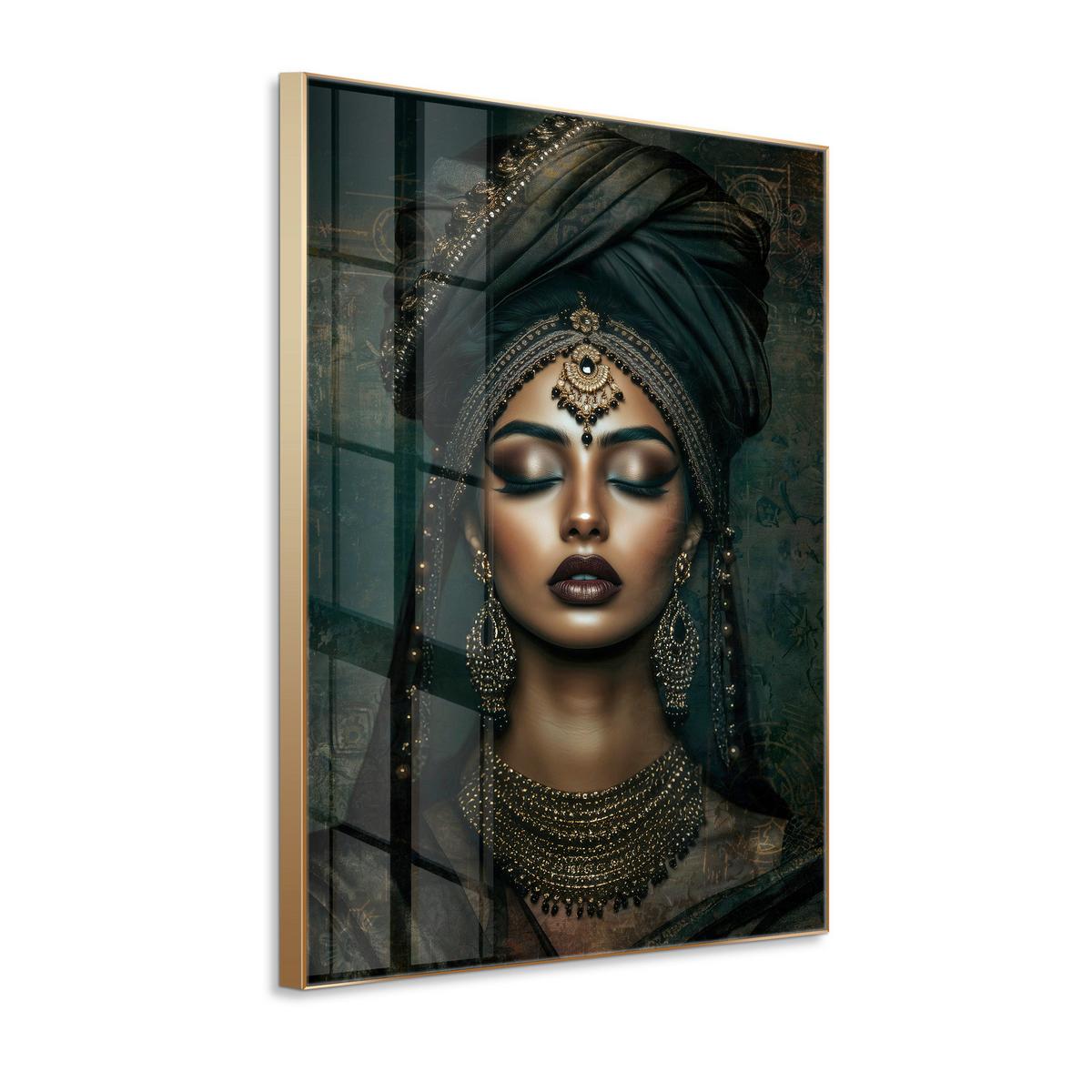 Glasbild Multicolor ca. 80x120cm - Multicolor, Basics, Glas/Holz (80/120cm)