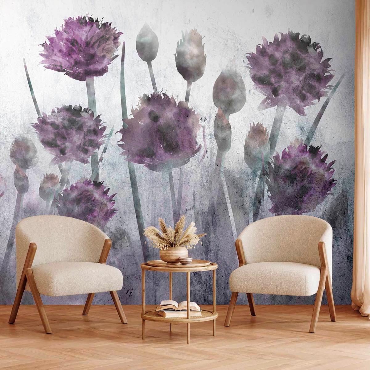 Fotótapéta Hde-Xlft2067 - ibolya/szürke, Lifestyle, textil (250/175cm) - artgeist