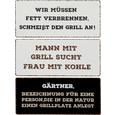 Dekoschild in verschiedenen Motiven - Multicolor, LIFESTYLE, Metall (0,5/30/11cm)