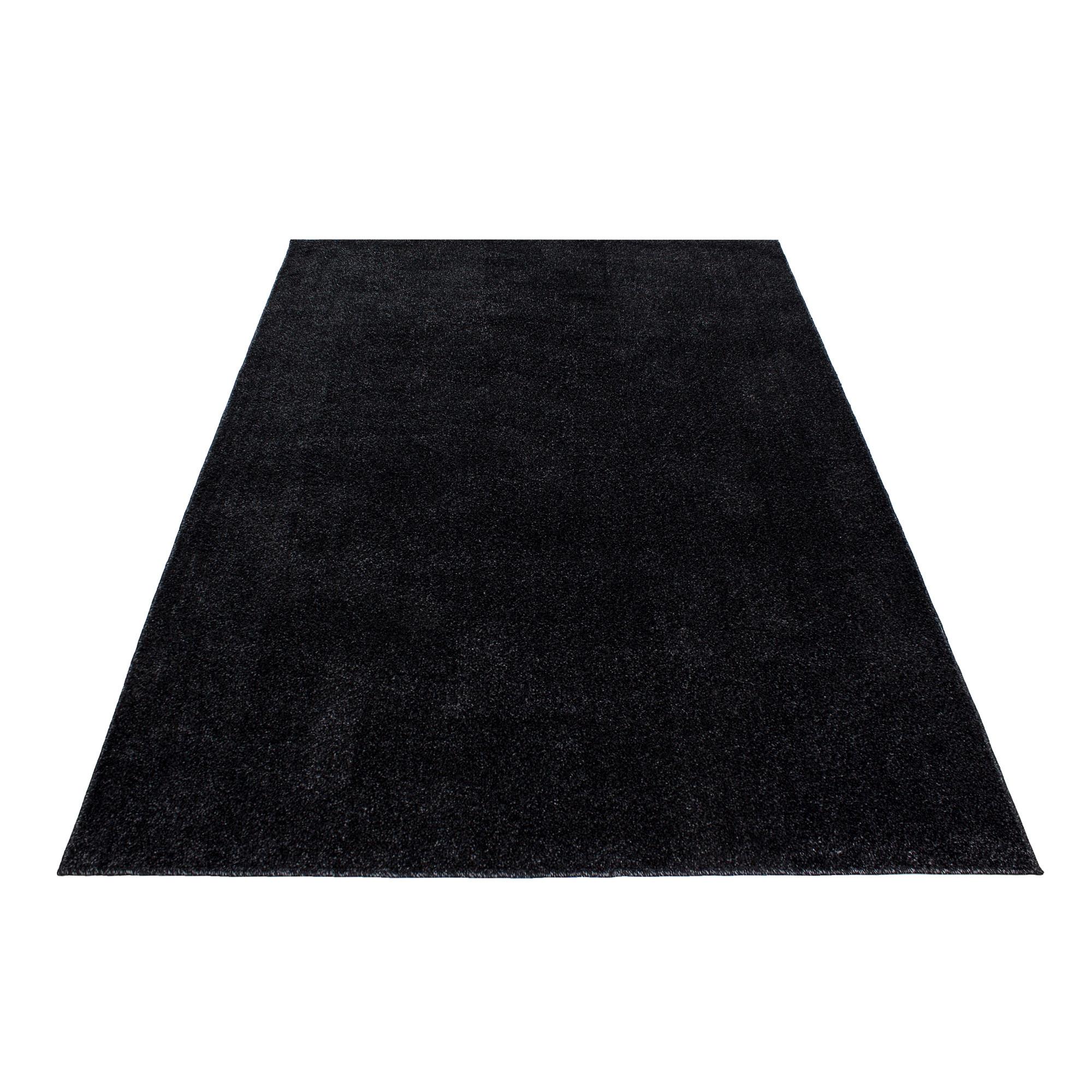 Hochflorteppich Ata Anthrazit ca. 60x100cm - Anthrazit, Design, Textil (60/100cm) - Novel