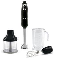 BLENDER RĘCZNY HBF03BLEU SMEG - czarny, Basics, tworzywo sztuczne/metal (6,5/41,4/6,5cm) - SMEG