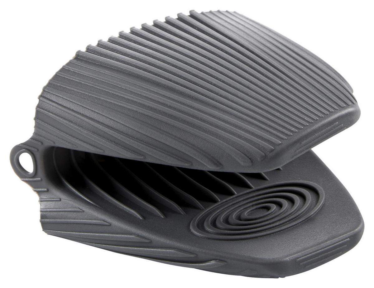Topfhandschuh Antje aus Silikon in Grau - Grau, MODERN, Kunststoff (10/9/10cm)
