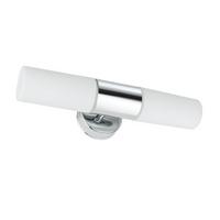 Wandleuchte Lenia in Chromfarben max. 2x20 Watt - Chromfarben, Basics, Glas/Metall (33/8/10,5cm) - Paulmann