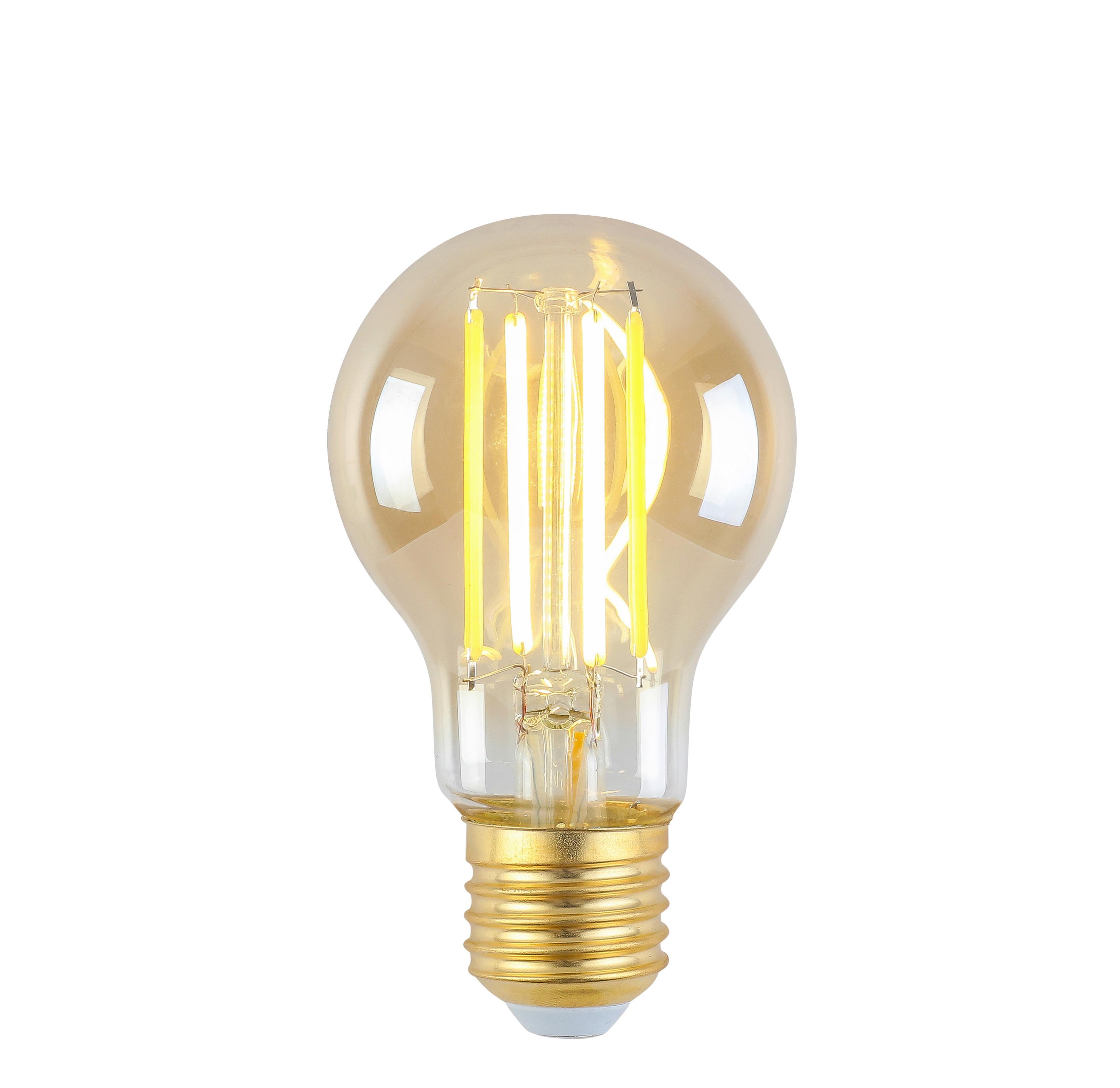 ŻARÓWKA LED C81018L *SBB*SH* - kolor bursztynowy, Lifestyle, metal/szkło (6/10,5cm) - Boxxx