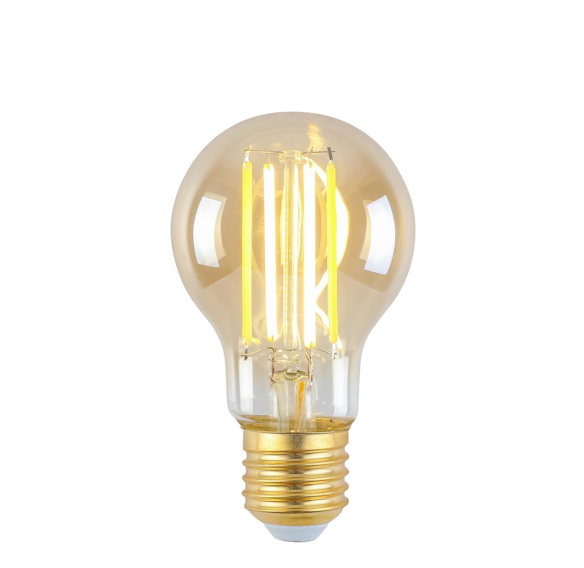 ŻARÓWKA LED C81018L *SBB*SH* - kolor bursztynowy, Lifestyle, metal/szkło (6/10,5cm) - Boxxx