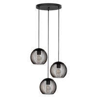 LAMPA WISZĄCA 901871_ALMANZORA - kolor brązu/czarny, Trend, metal (46,5/130cm) - Eglo