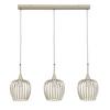 HÄNGLAMPA MARTIN - sandfärgad, Modern, metall/plast (90/21/150cm) - Mömax