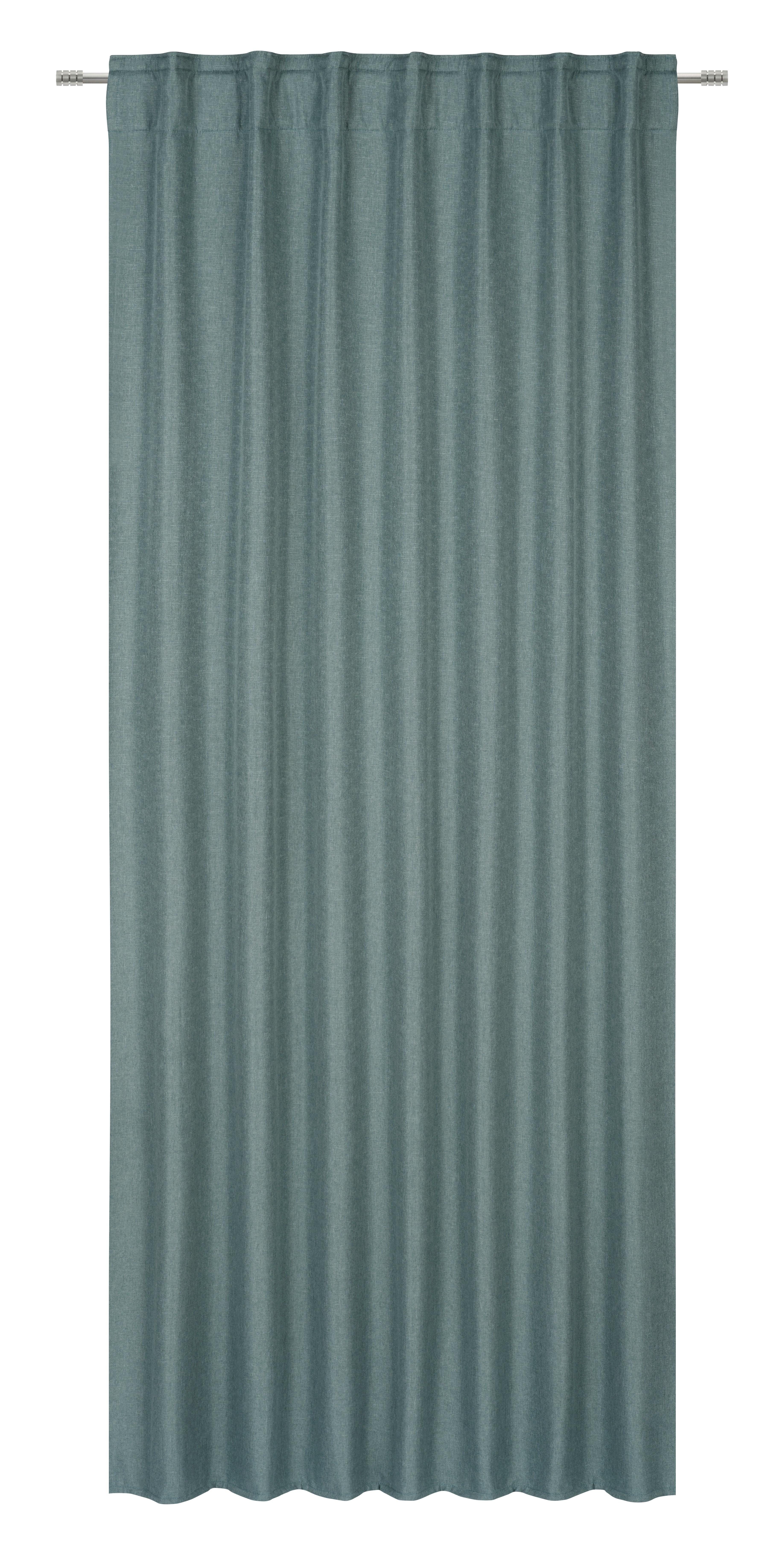 Wärmeschutzvorhang Anton Grün ca. 135x255cm - Grün, Textil (135/255cm) - Mömax