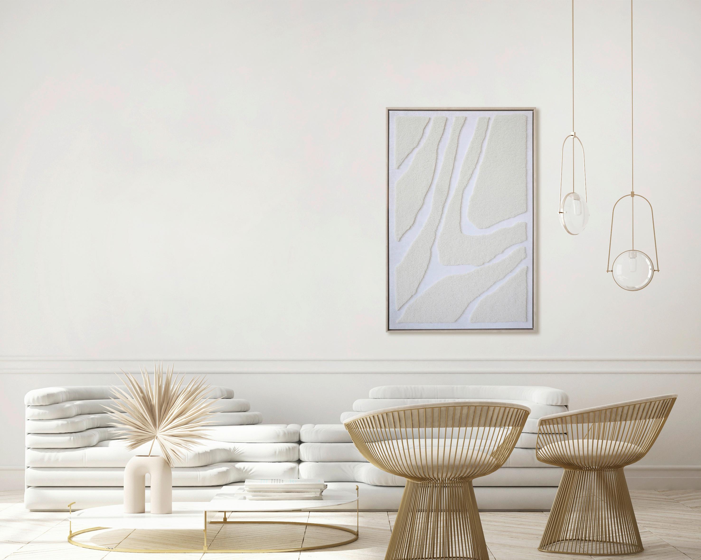 Keilrahmenbild Lotta Natur/Weiß ca. 60x90cm - Naturfarben/Weiß, MODERN, Holzwerkstoff/Kunststoff (60/90cm) - Mömax
