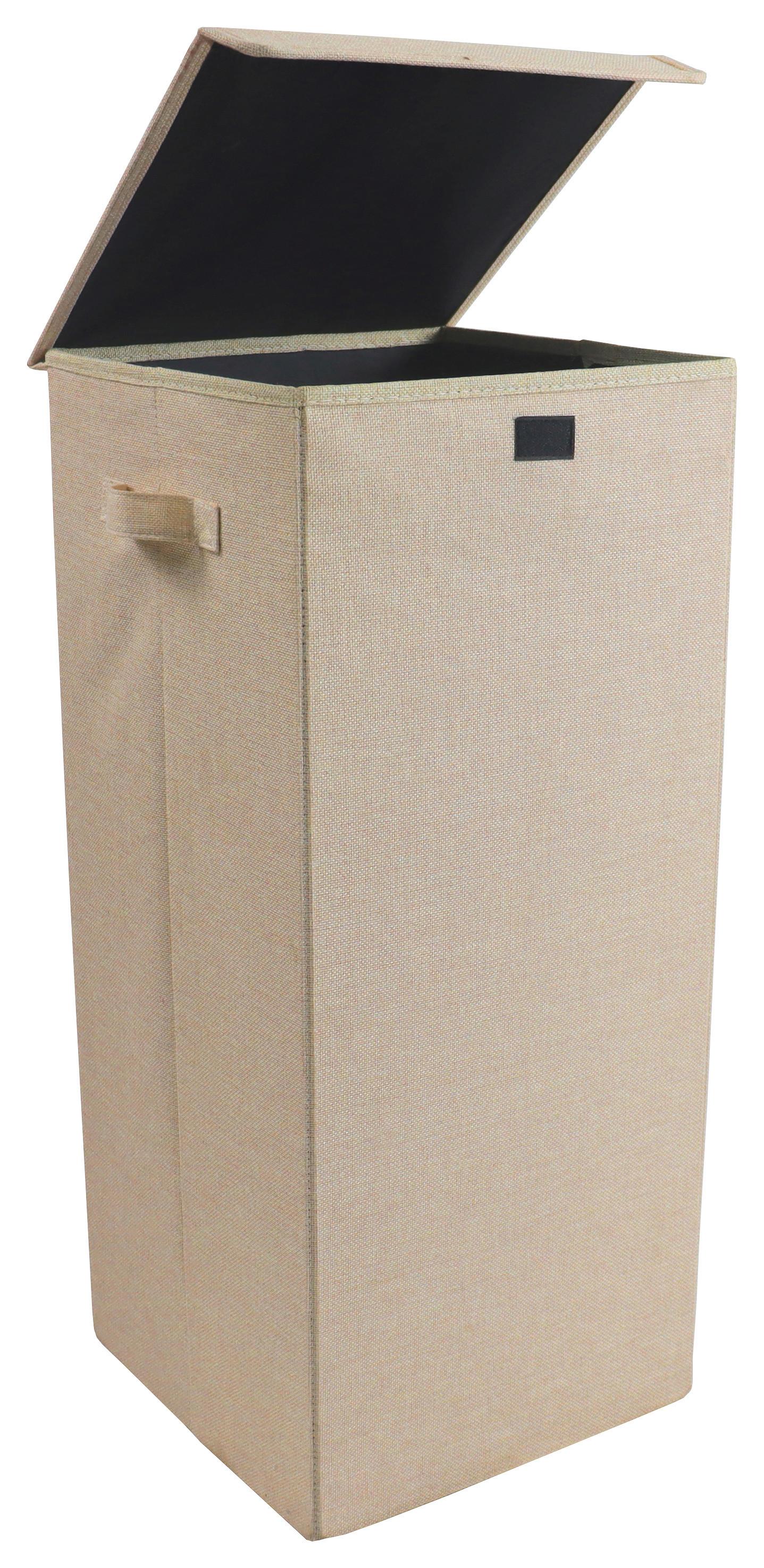Košara Za Perilo Dreso L Dreso L - krem barve, Moderno, tekstil (30/70/30cm) - MID.YOU