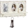 Hakenleiste in Weiß - Weiß, ROMANTIK / LANDHAUS, Glas/Holzwerkstoff (62,5/32/9cm) - Premium Living Hakenleiste in Weiß - Weiß, ROMANTIK / LANDHAUS, Glas/Holzwerkstoff (62,5/32/9cm) - Premium Living