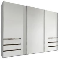 Ormar S Kliznim Vratima Level 36a - bijela/boje kroma, Moderno, drvni materijal/metal (300/216/65cm) - Modern Living