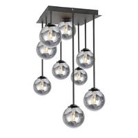 LAMPA WISZĄCA MURIEL - czarny, Trend, metal/szkło (31/31/55,5cm) - Novel