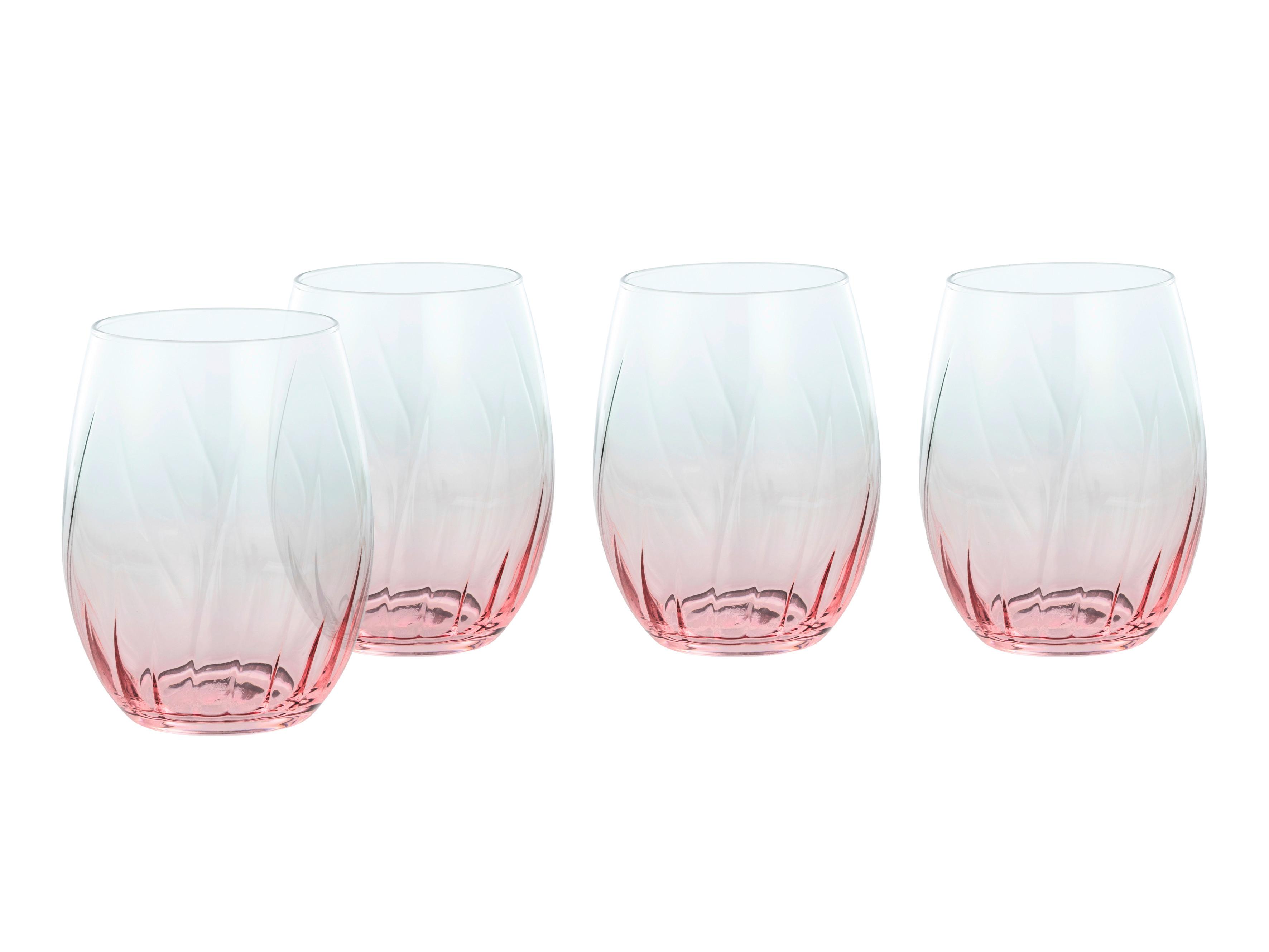 Set Kozarcev Spring, 4-Delni - večbarvno, Basics, steklo (360ml) - Creatable